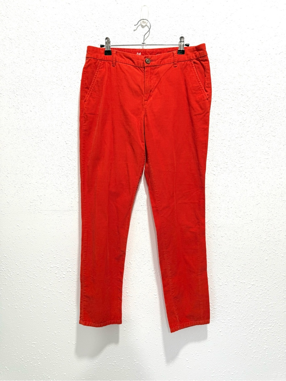 GAP  Bright Coral‎ Straight Leg corduroy Khakis 4 - Picture 5 of 10